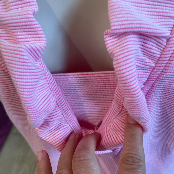 RARE👚Lilly Pulitzer Tisbury Shift Dress in Prosecco Pink🌸Lucky Catch Stripe😍 - Picture 7 of 15